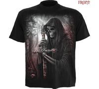 SPIRAL DIRECT SOUL SEARCHER T-Shirt,Reaper/Skull/Biker/Horror/Plus Size/Goth/Top