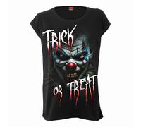 Spiral Direct TRICK OR TREAT - Turnup Sleeve Loosefit Tee - S - Digital - Digital