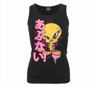 Spiral Direct TWEETY - DANGER - Razor Back Top Black - M - Digital - Digital