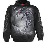 Spiral Direct Unisex Adult Dragon´s Cry Hoodie (S) (Black)
