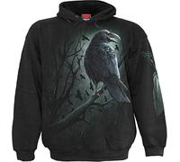 Spiral Direct Unisex Adult Shadow Raven Hoodie (S) (Black)