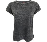 Spiral Direct URBAN FASHION - Acid Wash Turnup Sleeve - XL - SPI - SPI