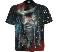 Spiral Direct VIKING WRAP - Allover T-Shirt Black - S