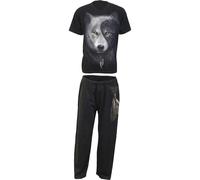 Spiral Wolf Chi Pyjama black S