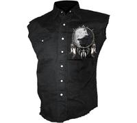 Spiral Wolf Chi Short-sleeved Shirt black XXL