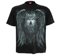 SPIRAL DIRECT WOLF SPIRIT T-Shirt,Biker/Skull/Goth/Wolf/Native/Tribal/Top/Tee