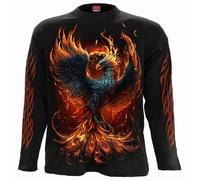 Spiral Direct Women's Ashes Reborn Back Print Long-Sleeved T-Shirt in Black | Size: XL Spiral Direct Black XL