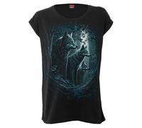 Spiral Direct Women's Forest Guardians Turn Up T-Shirt in Black | Size: Medium Spiral Direct Black M