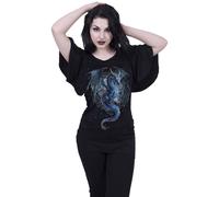 Spiral Direct Women's Latin Storm Dragon Boat Neck Top in Black | Size: Medium Spiral Direct Black M