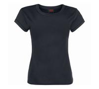 Spiral Direct Women's Plain Boat Neck T-Shirt in Black | Size: 2XL Spiral Direct Black 2XL