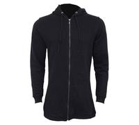 Spiral Direct Women's Plain Fishtail Full Zip Hoodie in Black | Size: Small Spiral Direct Black S