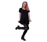 Spiral Direct Women's Plain Tunic Top in Black | Size: 2XL Spiral Direct Black 2XL
