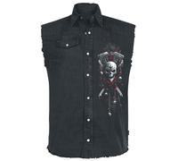 Spiral DOTD Bikers Sleeveless Jacket black XL