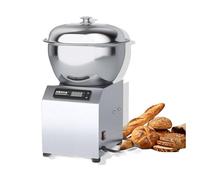 Spiral Dough Mixer, Commercial Dough Kneading Machine with 8kg Capacity, Stainless Steel Bowl, Touch Panel, Dual Rotation, For Bread, Pizza