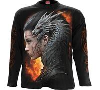 DRACO QUEEN - Longsleeve T-Shirt Black