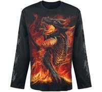 Spiral Draconis Long-sleeved Top black M