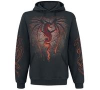 DRAGON FURNACE - Hoody Black Spiral Black L