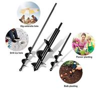 Spiral Drill Bit 60 X 8 Cm Garden Yard Planting & Post Hole Digger Tool