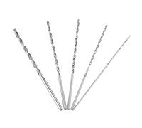 Spiral Drill Bit,ANGGREK 5 Pieces Extra Long Drill Bits 2mm 3mm Drill Bit Wood Drill Long HSS Spiral Drill Wood Long 4mm Spiral Drill 5mm Straight Shank Twist Drill for Metal Power Tools