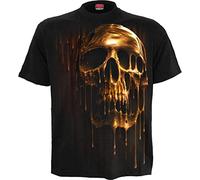 Spiral - Dripping Gold - T-Shirt Black - S