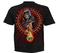 Spiral - DUNGEON MASTER (Unisex Black Short Sleeve T-Shirts) Ex Large