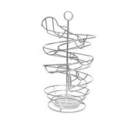 Spiral Egg Holder Countertop - Modern Spiraling Fresh Egg Storage Holder | Large Capacity Kitchen Dispenser Storage Shelf for Fruit Home Apartment Dorm Counter
