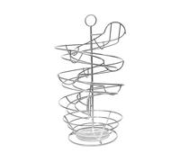 Spiral Egg Rack - Metal Wire Counter Basket, Rotating Egg Holder, Space Saving Spiral Storage Rack | for Fruit Rack Dormitory Apartment Cafe Bench Display Home Decor Pantry St