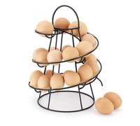 Spiral Egg Skelter Dispenser Rack Metal Storage Holder Display Countertop,Space-Saving Storage In The Kitchen