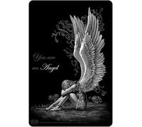 Spiral - Enslaved Angel - Greet Tin Metal Cards - L