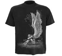 ENSLAVED ANGEL - T-Shirt Black Spiral Black L