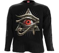 Spiral - Evil Eye - Longsleeve T-Shirt Black, Black, Medium
