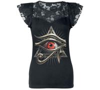 Spiral Evil Eye T-Shirt black XL