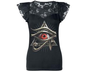 Spiral Evil Eye T-shirt black XL