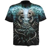 Spiral - Flaming Spine - AO T-Shirt Blk - S