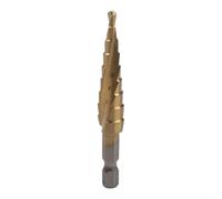 Spiral Flute Taper Bit Step Drill Bit Set, High Speed Steel Reamer With Hex Shank, Hole Opener For Metal Wood Plastic, Pagoda Drill 4-12/20/32mm (A)