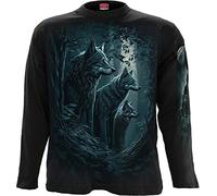 FOREST GUARDIANS - Longsleeve T-Shirt Black Spiral Black M