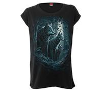 Spiral - Forest Guardians - Turnup Sleeve Loosefit Tee - M Black