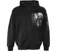 Spiral - Forest Wolf - Full Zip Hoody Black - M