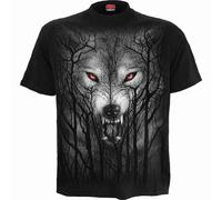 Spiral Forest Wolf T-shirt black M