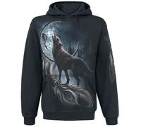 Spiral Mens Hoody Black Sweatshirt, Black, XL UK