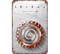 Spiral: From the Book of Saw Vintage Metal Tin Sign Movie Poster Wall Art Decor 8x12 Inch for Home Cafes Office Store Pubs Club Sign Gift