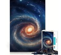 Spiral Galaxy Artwork Jigsaw Puzzle for Adults 1000 Pieces Smart Reason Toy Group Joy Smooth Edge Fine Art Piece 38x26cm