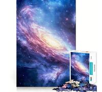 Spiral Galaxy Artwork Jigsaws 1000 Pieces for Adults Mind Exercise Toy Stress Relief Design Assembly Elegant Gift 38x26cm