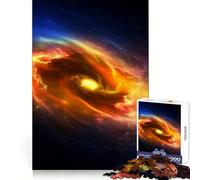 Spiral Galaxy Fire Stars Jigsaw Puzzles 1000 Pieces for Teenagers Thought Toy Shared Fun Precise Edge Santa Wish Item 50x75cm