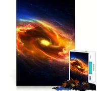 Spiral Galaxy Fire Stars Jigsaw Puzzles for Teenagers 1000 Piece Strong Logic Toy Stress Release Clear Edge Classic Gift 38x52cm