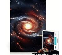 Spiral Galaxy in Space 1000 Piece Jigsaw Puzzles for Adults Teenagers Thought Toy Leisure Time Accurate Edge Wall Art Decor 38x26cm