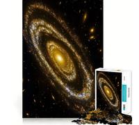 Spiral Galaxy in Space 1000 Pieces Jigsaw Puzzles for Adults Thought Toy Calming Play Precise Edge Heartfelt Gift 38x52cm
