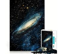 Spiral Galaxy in Space Jigsaw Puzzles 1000 Pieces for Teenagers Thought Toy Shared Fun Precise Edge Santa Wish Item 50x75cm