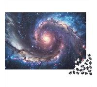 Spiral Galaxy Space 1000 Piece Jigsaw Puzzle Cognitive Development Travel Jigsaw Puzzle Stay at Home Activity 100% Recycled 52x38cm/1000pcs
