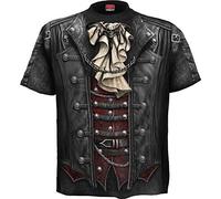 Spiral - Goth Wrap - Allover T-Shirt Black - S
